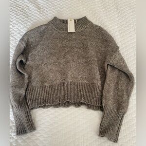 By Together metallic brown sweater size medium